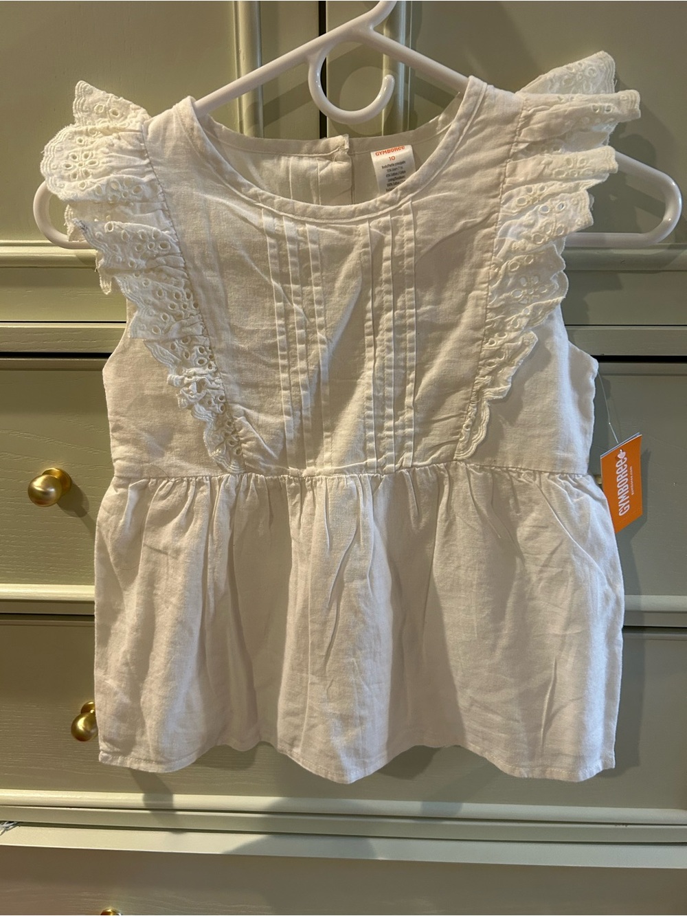 Gymboree Eyelet Ruffle Blouse